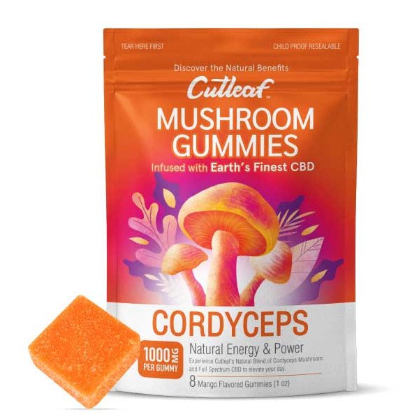 Cordyceps 1000MG Mushroom Gummies