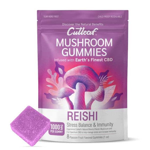 Reishi 1000MG Mushroom Gummies